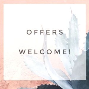 Reasonable offers welcome!